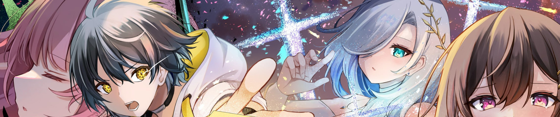Banner Hai no Sekai wa Kami no Me de Irozuku ~Ore dake Mieru Status de, Saijaku kara Saikyou e Kageagaru~